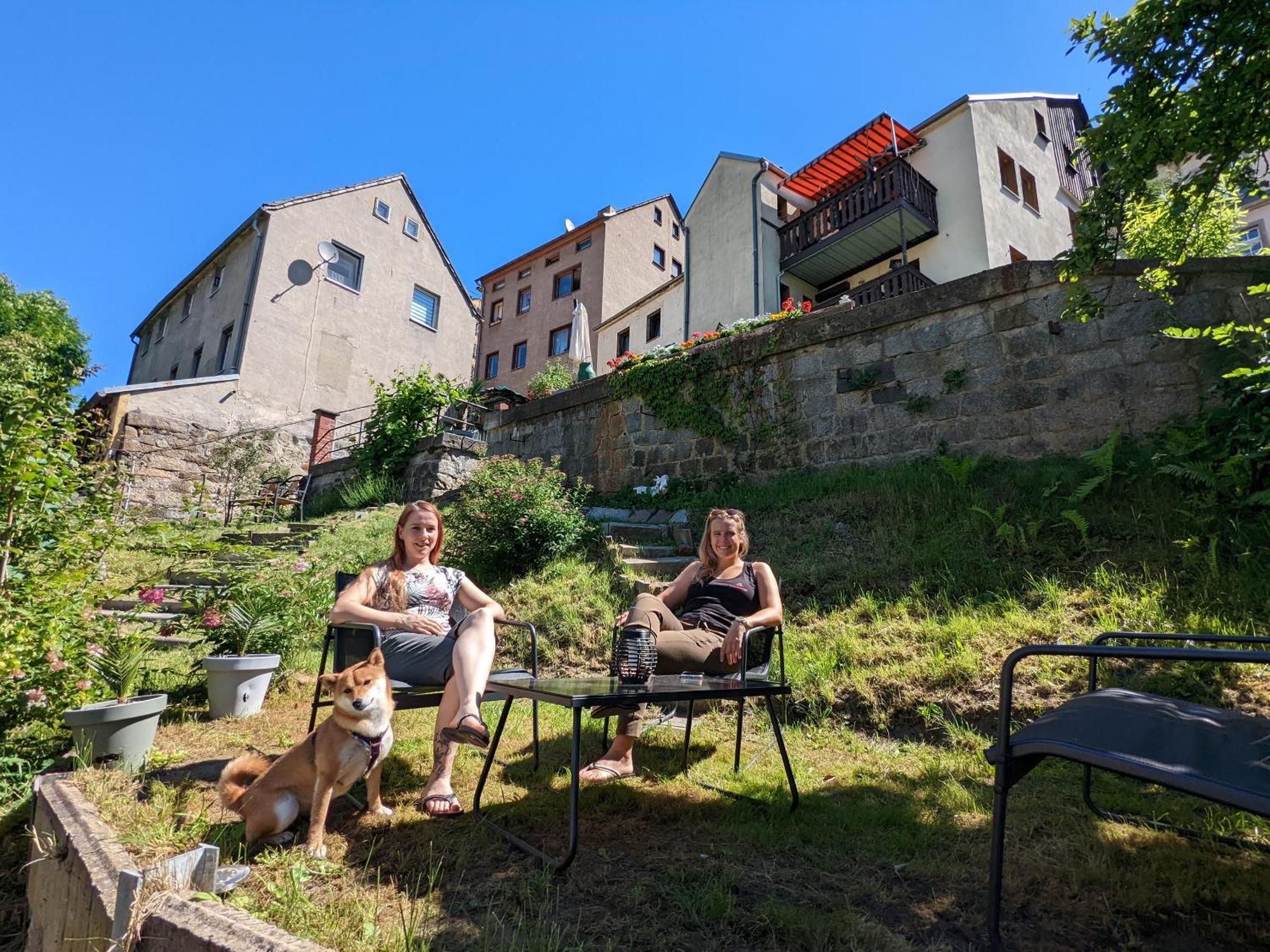 F2 - Urlaubsmagie Sauna, Whirlpool, Pool & Garten Sebnitz Exteriér fotografie