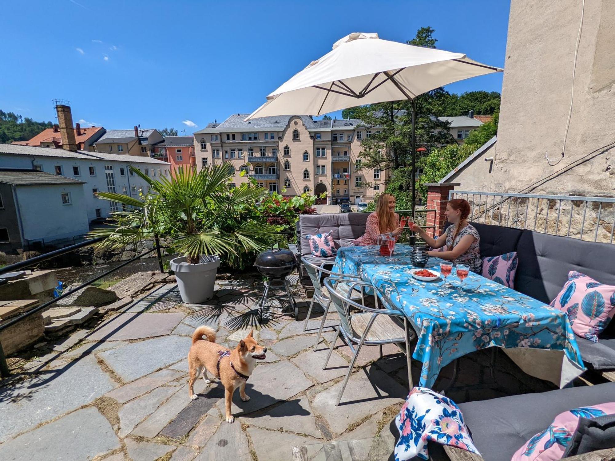F2 - Urlaubsmagie Sauna, Whirlpool, Pool & Garten Sebnitz Exteriér fotografie