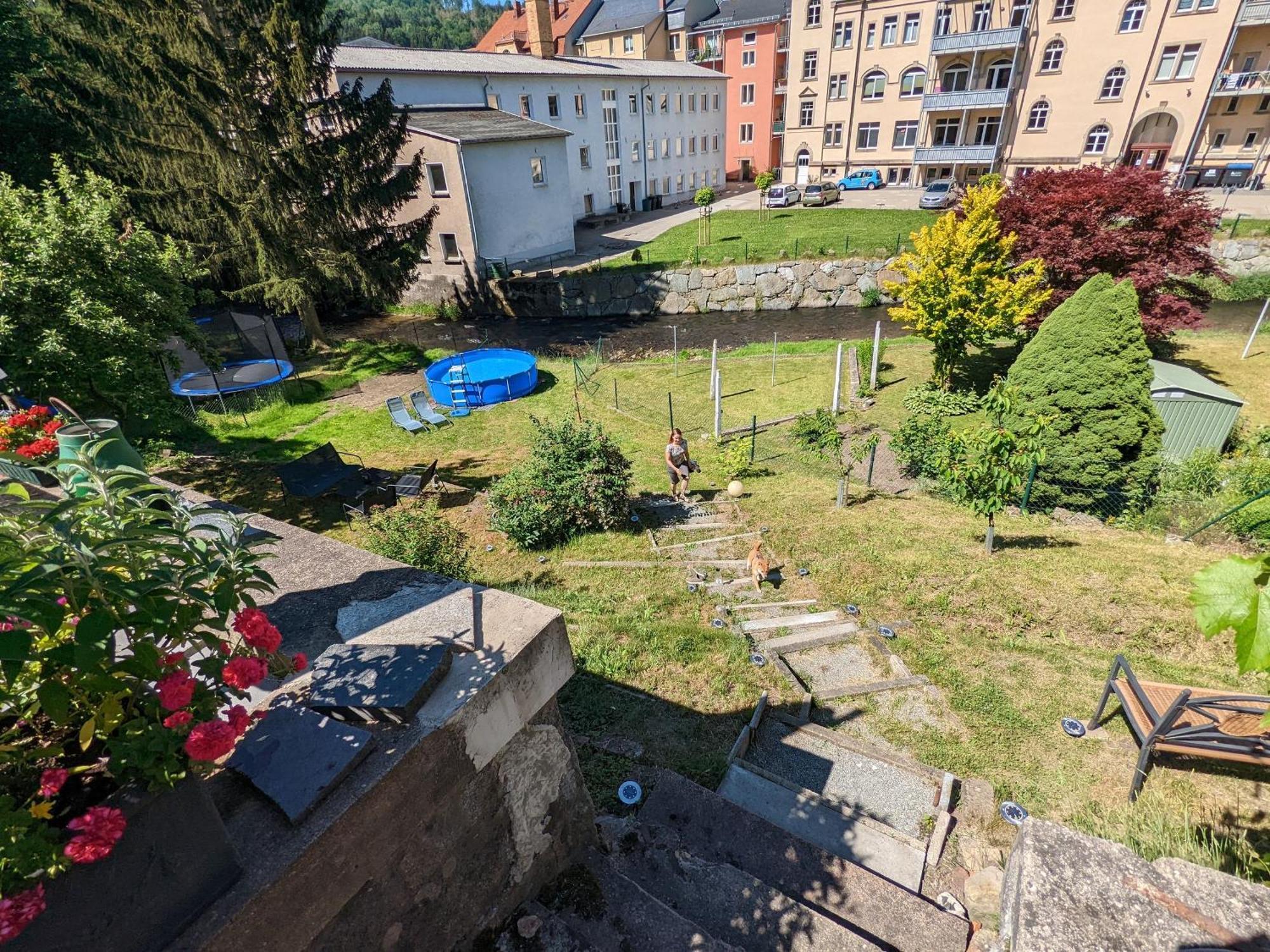 F2 - Urlaubsmagie Sauna, Whirlpool, Pool & Garten Sebnitz Exteriér fotografie